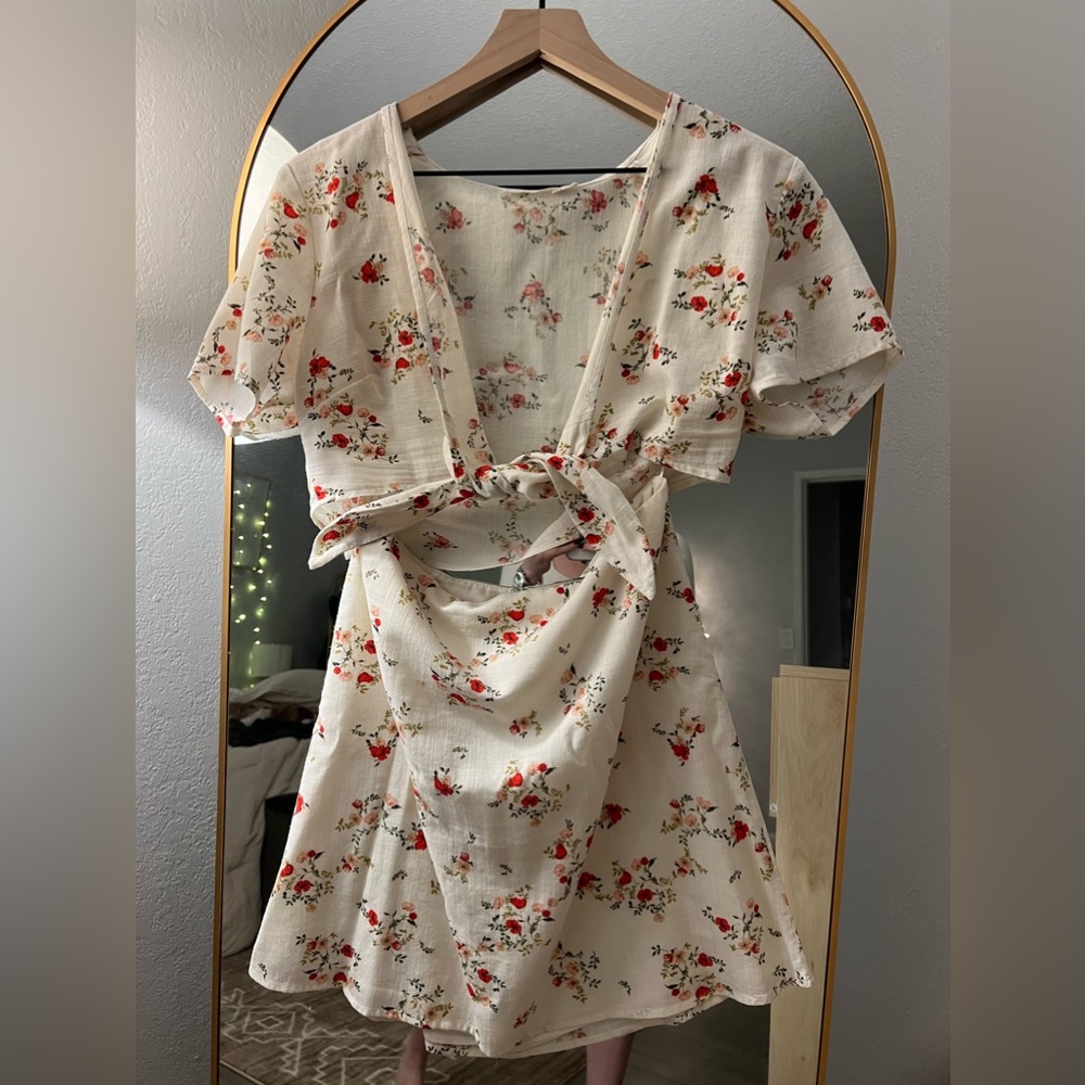 Lush All in Favor Emily Cut Out Mini Dress